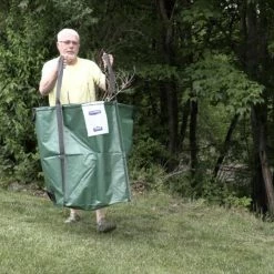 Halsted Trash Bags DuraSack 48-Gallon Green Outdoor Polypropylene Lawn and Leaf Trash Bag -Swiffer Online Trade 16253224