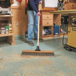 CRAFTSMAN Brooms 24-in Poly Fiber Shop/Garage Push Broom -Swiffer Online Trade 16415475