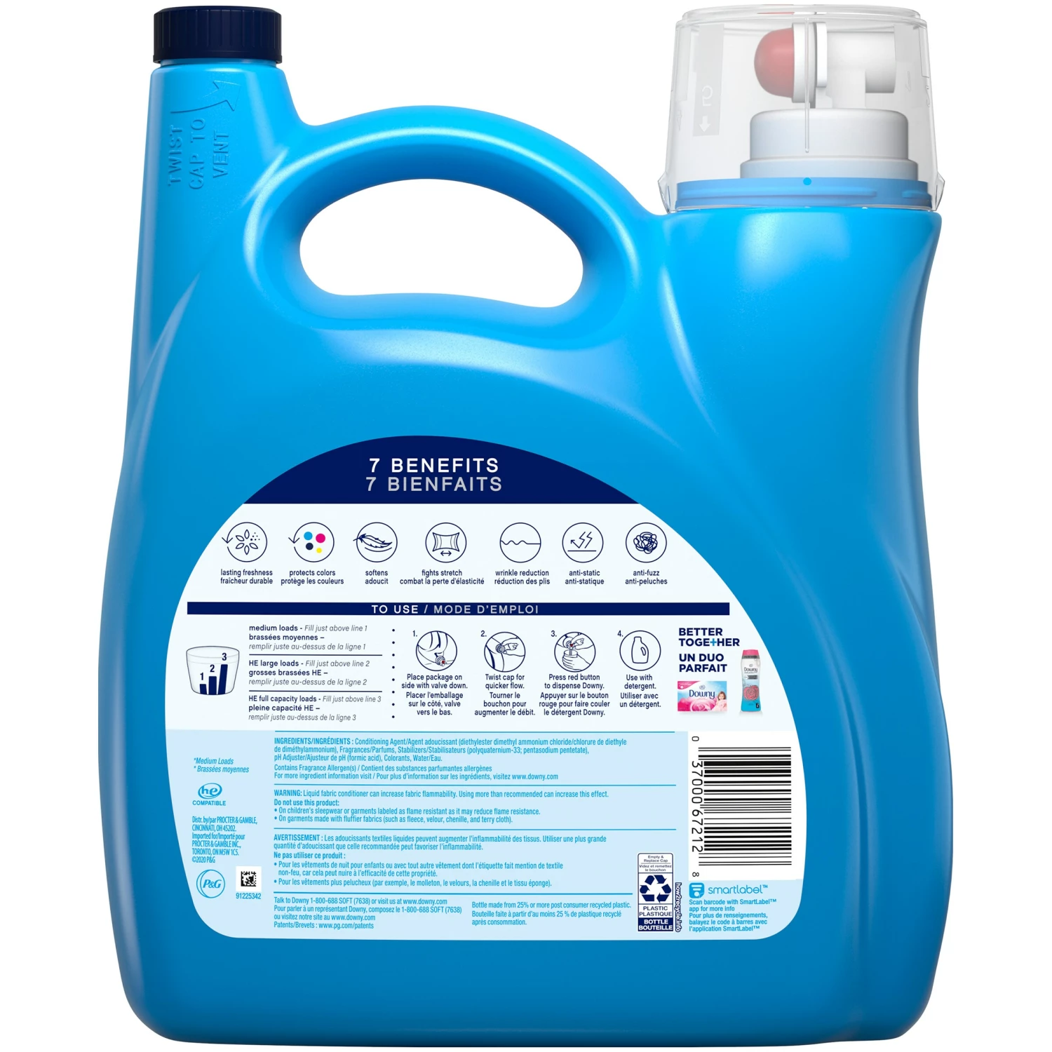 Downy Fabric Softeners Ultra 150-fl oz Fabric Softener Liquid 4 Downy Fabric Softeners Ultra 150-fl oz Fabric Softener Liquid - Image 2