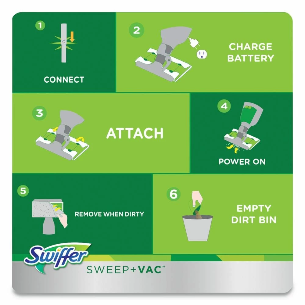 Swiffer Dust Mops Sweep and vac Microfiber Dust Mop 4 Swiffer Dust Mops Sweep and vac Microfiber Dust Mop - Image 2