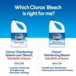 Clorox Splash-Less Liquid Bleach, Regular 77-oz Bottle 23 Clorox Splash-Less Liquid Bleach, Regular 77-oz Bottle -Swiffer Online Trade 17873166
