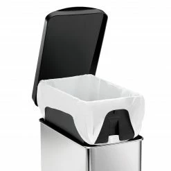 simplehuman Trash Cans 10-Liter Brushed Stainless Steel Metal Touchless Trash Can with Lid -Swiffer Online Trade 17906382 scaled