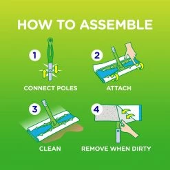 Swiffer Wet Mops Sweeper Dry and Wet XL Sweeping Kit Blend Non-Wringing Flat Wet Mop -Swiffer Online Trade 18177754