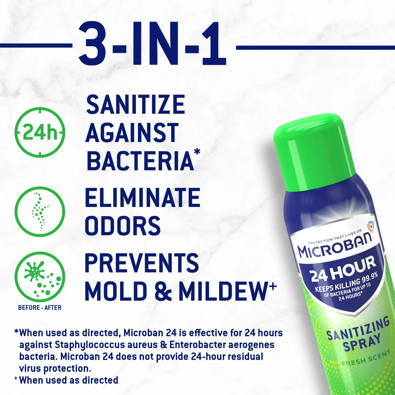 Microban All-Purpose Cleaners 24 Hour Disinfectant Sanitizing 15-fl oz Fresh Disinfectant Spray All-Purpose Cleaner 6 Microban All-Purpose Cleaners 24 Hour Disinfectant Sanitizing 15-fl oz Fresh Disinfectant Spray All-Purpose Cleaner - Image 4