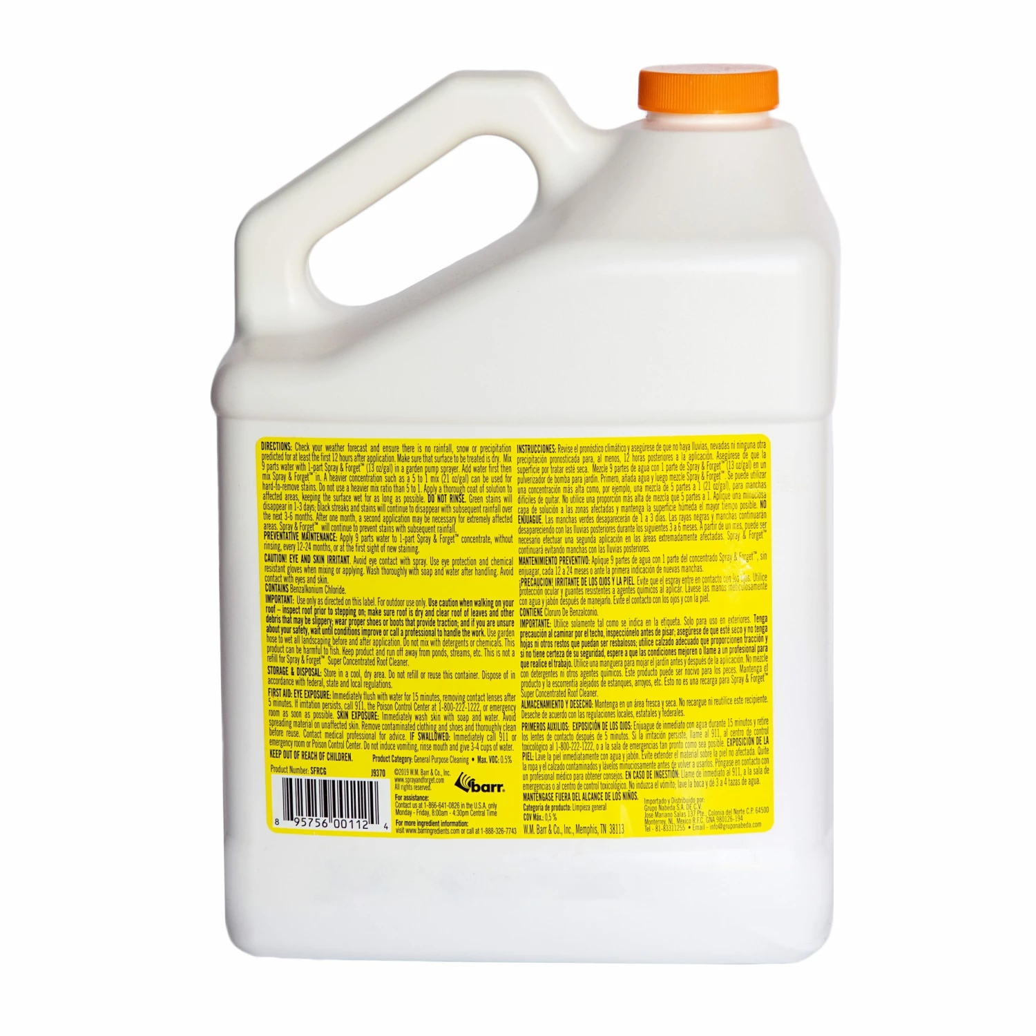 Spray & Forget Outdoor Cleaners 1-Gallon Roof Concentrated Outdoor Cleaner 5 Spray & Forget Outdoor Cleaners 1-Gallon Roof Concentrated Outdoor Cleaner - Image 3