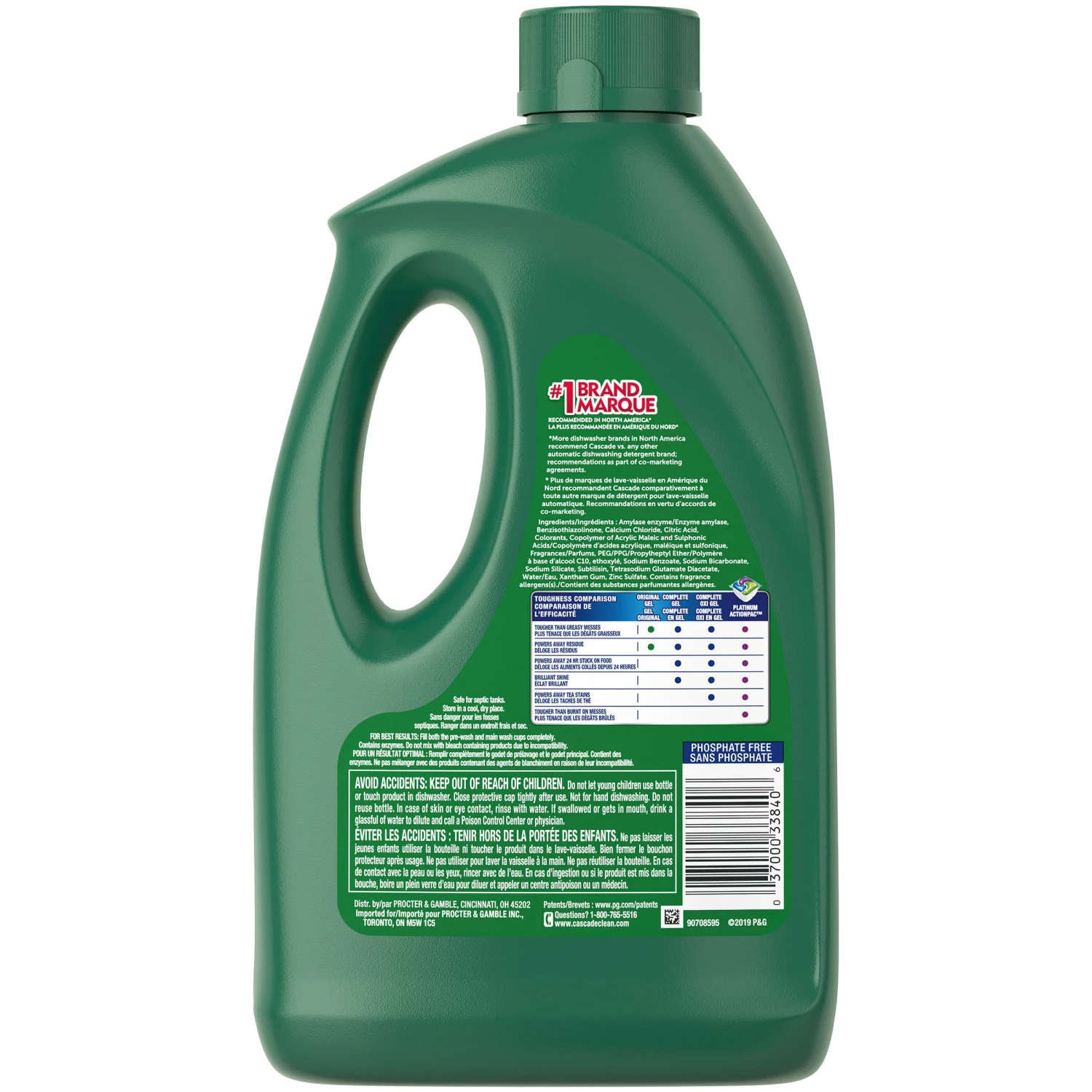 Cascade Complete gel 75-oz Fresh Dishwasher Detergent 4 Cascade Complete gel 75-oz Fresh Dishwasher Detergent - Image 2