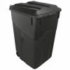 Project Source Trash Cans 45-Gallon Black Plastic Wheeled Trash Can with Lid 1 Project Source Trash Cans 45-Gallon Black Plastic Wheeled Trash Can with Lid -Swiffer Online Trade 42131141