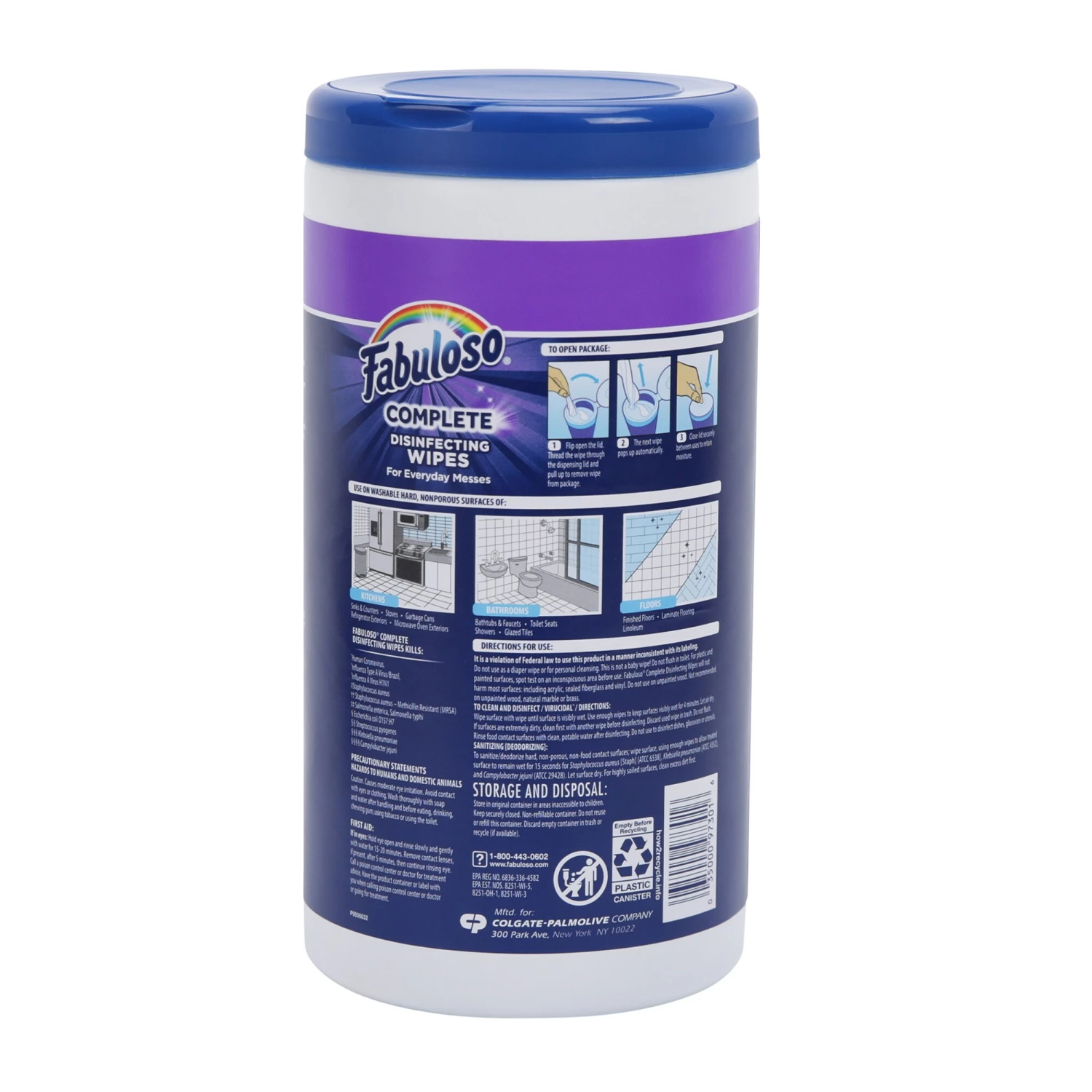 Fabuloso All-Purpose Cleaners Disinfecting 90-Count Lavender Disinfectant Wipes All-Purpose Cleaner 4 Fabuloso All-Purpose Cleaners Disinfecting 90-Count Lavender Disinfectant Wipes All-Purpose Cleaner - Image 2