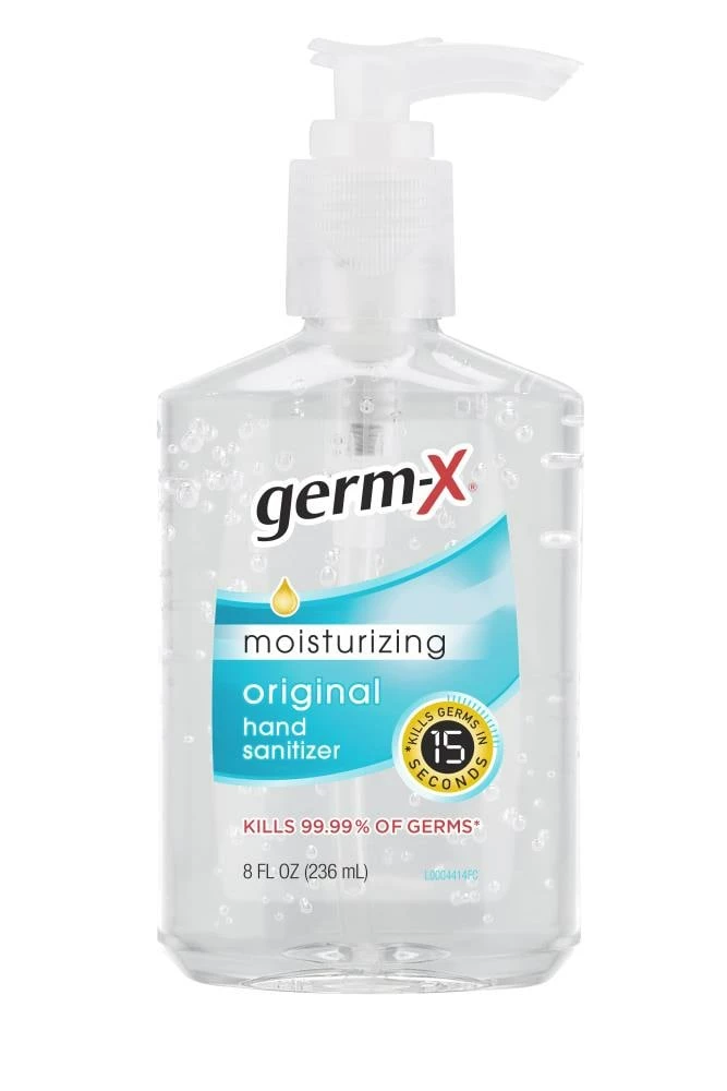 Germ-X Hand Sanitizers 8-oz Fragrance-Free Hand Sanitizer Bottle Gel 3 Germ-X Hand Sanitizers 8-oz Fragrance-Free Hand Sanitizer Bottle Gel