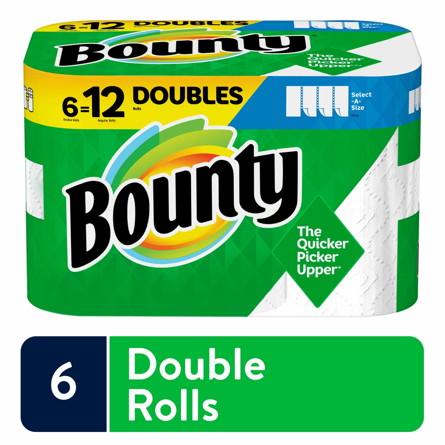 Bounty Select-a-Size Double-Roll 6-Count Paper Towels 3 Bounty Select-a-Size Double-Roll 6-Count Paper Towels