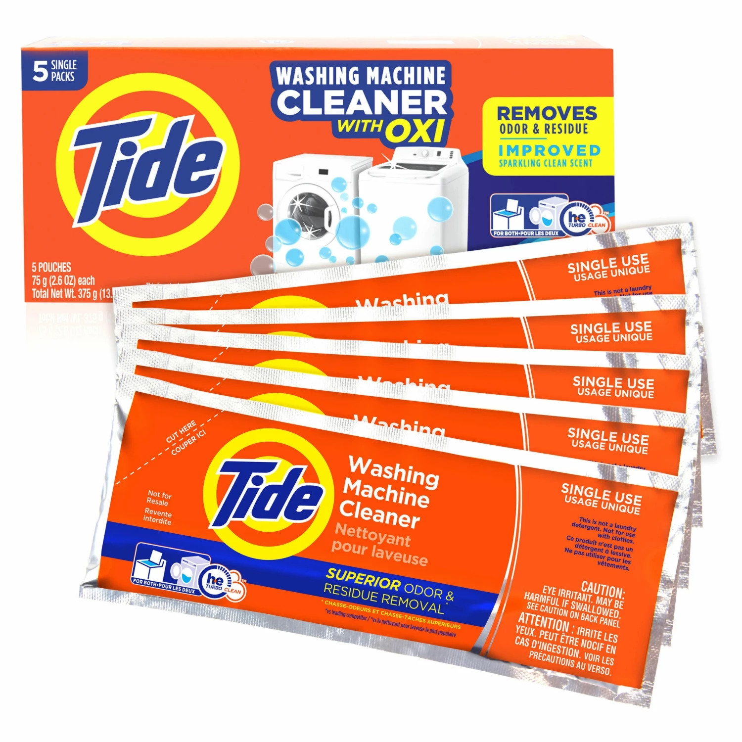 Tide Washing Machine Cleaners Tide Washing Machine Cleaner and Deodorizer 5 (1) 4 Tide Washing Machine Cleaners Tide Washing Machine Cleaner and Deodorizer 5 (1) - Image 2