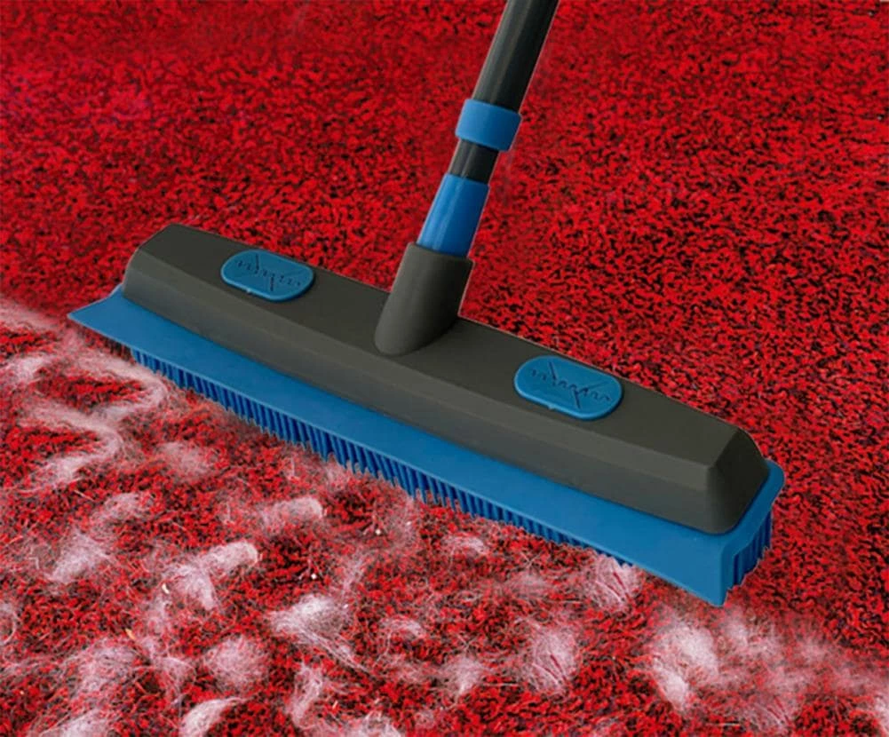 MOXIE Brooms 13-in Plastic 2-in-1 Squeegee Push Broom 4 MOXIE Brooms 13-in Plastic 2-in-1 Squeegee Push Broom - Image 2