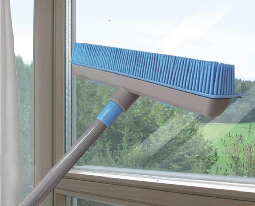 MOXIE Brooms 13-in Plastic 2-in-1 Squeegee Push Broom 5 MOXIE Brooms 13-in Plastic 2-in-1 Squeegee Push Broom - Image 3