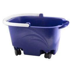 MOXIE Mop Wringer Buckets Moxie 3 Gal. Rolling Mop Bucket -Swiffer Online Trade 42597225