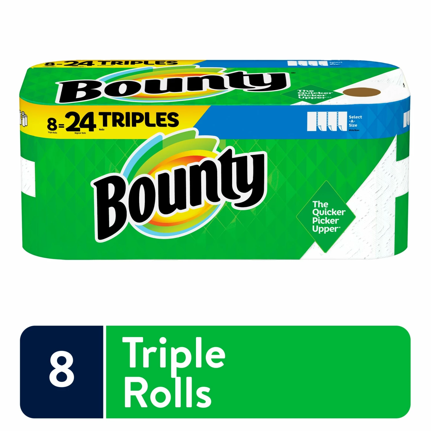Bounty Select-a-Size Triple-Roll 8-Count Paper Towels 3 Bounty Select-a-Size Triple-Roll 8-Count Paper Towels