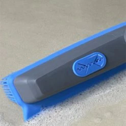 MOXIE Brooms 13-in Plastic 2-in-1 Squeegee Push Broom 18 MOXIE Brooms 13-in Plastic 2-in-1 Squeegee Push Broom -Swiffer Online Trade 43216893