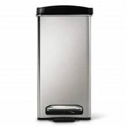 simplehuman Trash Cans 10-Liter Brushed Stainless Steel Metal Touchless Trash Can with Lid -Swiffer Online Trade 43225961 scaled
