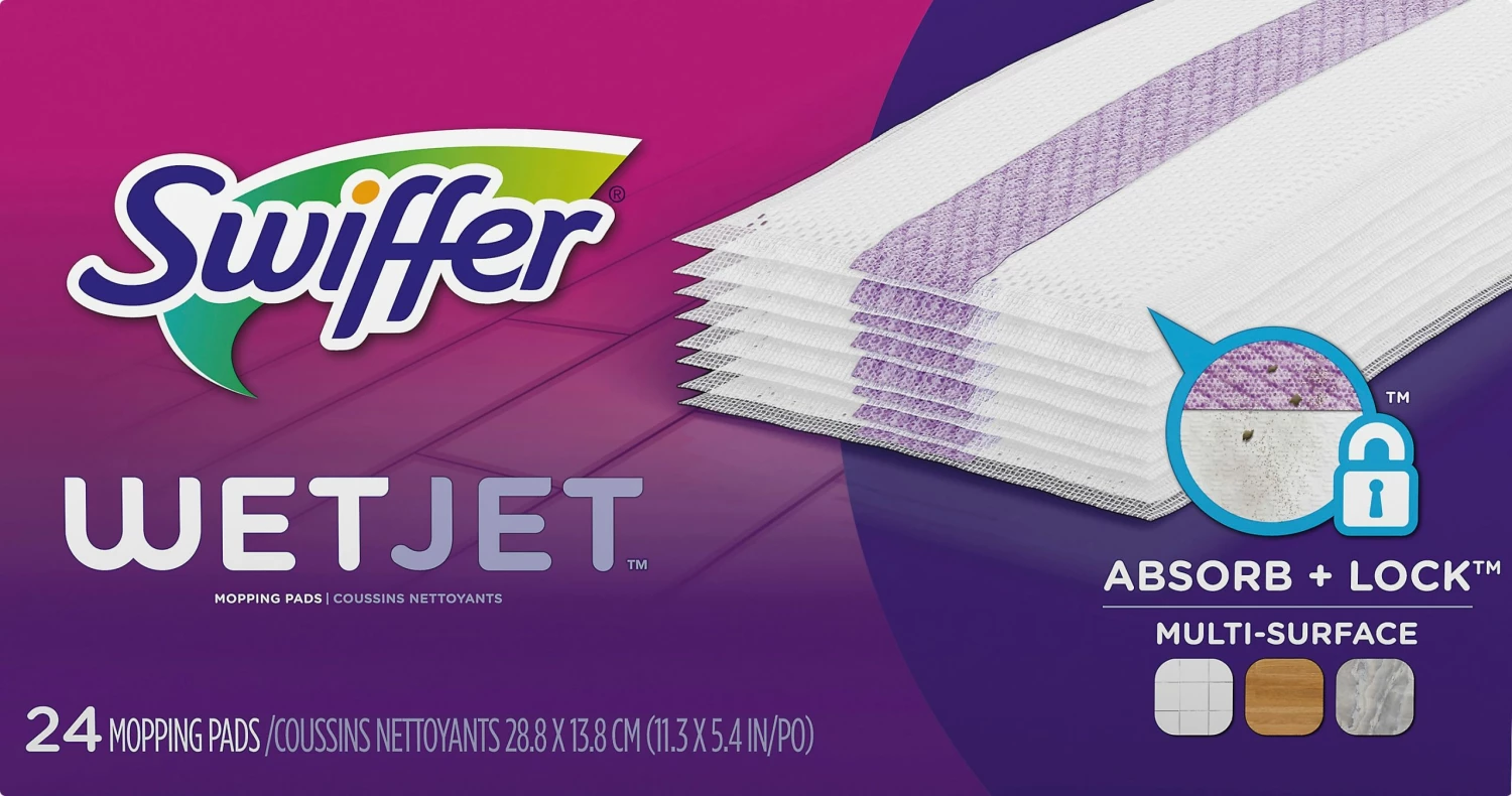 Swiffer Mop Refills & Replacement Heads WetJet Microfiber Refill (24-Pack) 12 Swiffer Mop Refills & Replacement Heads WetJet Microfiber Refill (24-Pack) - Image 10