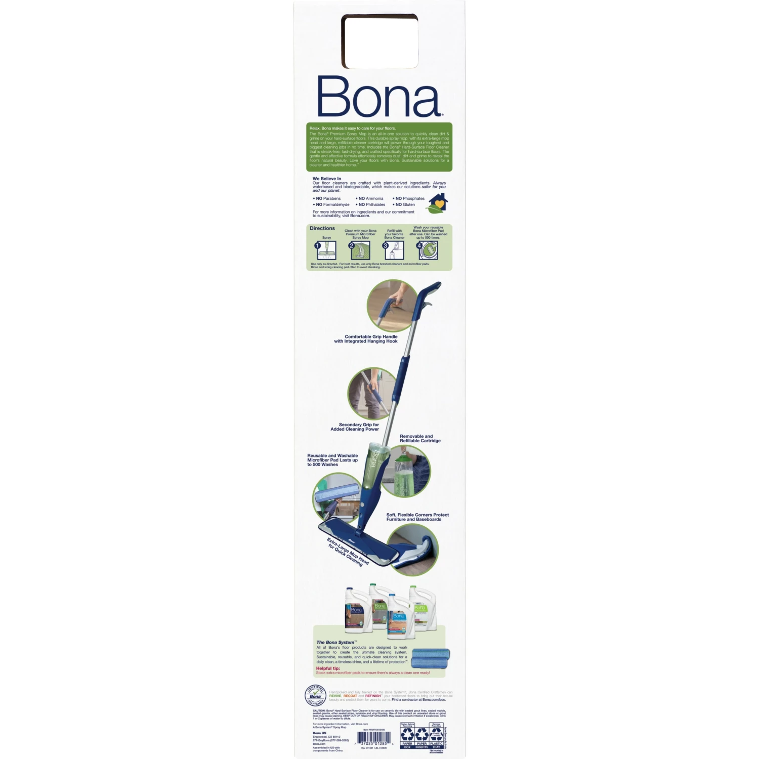 Bona Spray Mops Single Nozzle 34-fl oz Spray Mop 8 Bona Spray Mops Single Nozzle 34-fl oz Spray Mop - Image 6