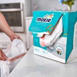 MOXIE Trash Bags 130-Pack 13-Gallon White Plastic Kitchen Trash Bag -Swiffer Online Trade 43632269