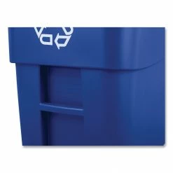 Rubbermaid Commercial Products Recycling Bins 50-Gallon Blue Commercial Outdoor Recycling Bin -Swiffer Online Trade 44202908