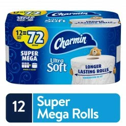 Charmin Ultra Soft Super Mega 12-Pack Toilet Paper