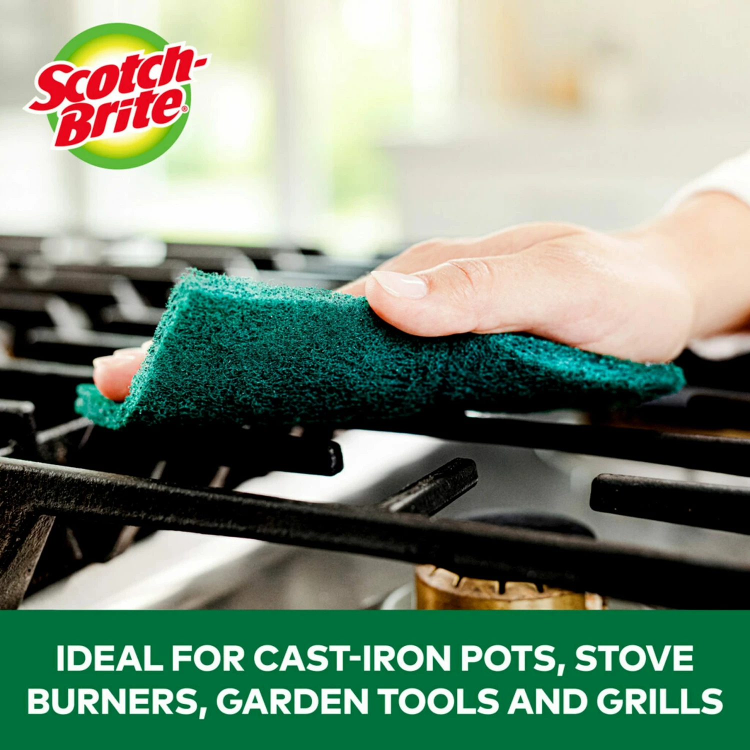 Scotch-Brite Sponges & Scouring Pads Heavy Duty 6-Pack Poly Fiber Scouring Pad 6 Scotch-Brite Sponges & Scouring Pads Heavy Duty 6-Pack Poly Fiber Scouring Pad - Image 4